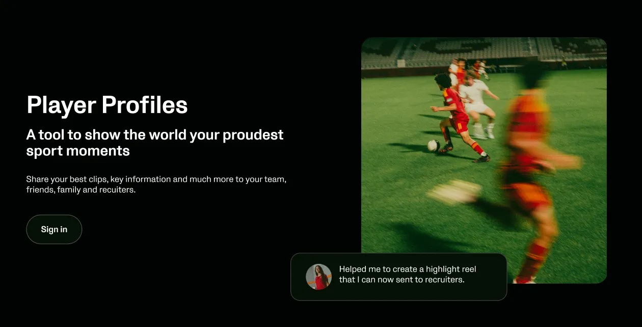 Player Profile in use